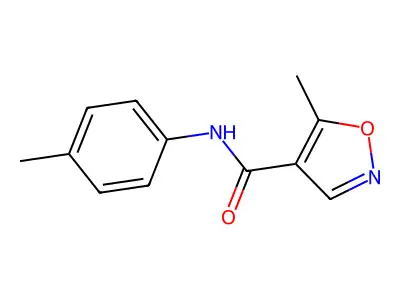 5-Methyl-N-(4-methylphenyl)isoxazole-4-carboxamide structure