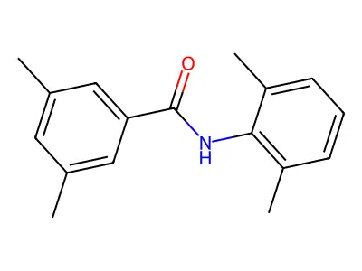N-(2,6-二甲基苯基)-3,5-二甲基苯甲酰胺 structure