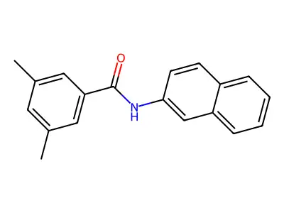 3,5-dimethyl-N-(2-naphthyl)benzamide structure