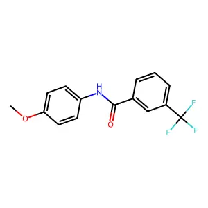 N-(4-methoxyphenyl)-3-(trifluoromethyl)benzamide structure