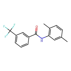 N-(2,5-dimethylphenyl)-3-(trifluoromethyl)benzamide structure