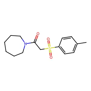 1-{[(4-Methylphenyl)sulfonyl]acetyl}azepane structure