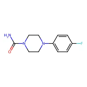 4-(4-Fluorophenyl)piperazine-1-carboxamide structure