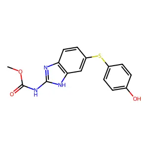 p-Hydroxyfenbendazole structure