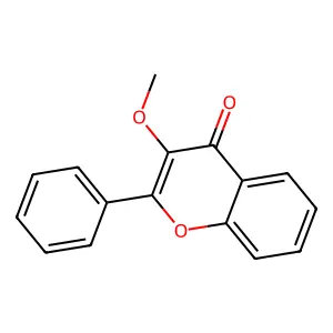 3-甲氧基黄酮 structure