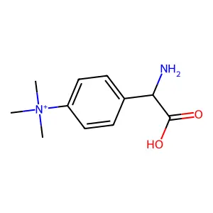 Amino(4-(trimethyl-5-azanyl)phenyl)acetic acid structure
