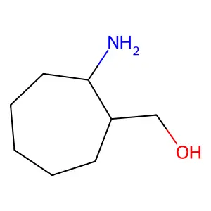 rac-[(1R,2S)-2-aminocycloheptyl]methanol structure