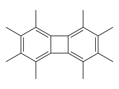 Biphenylene, octamethyl- structure