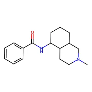 Benzamide, N-(2-methyldecahydroisoquinol-5-yl)-, (E)- structure