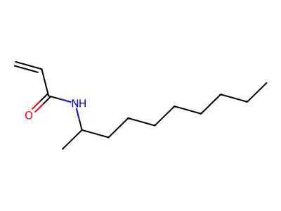 N-(1-Methylnonyl)acrylamide structure