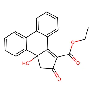 2,5-Bis(4-ethylphenyl)-3,6-dihydroxybenzo-1,4-quinone structure