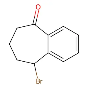 9-Bromo-6,7,8,9-tetrahydrobenzocyclohepten-5-one structure