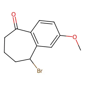 9-Bromo-2-methoxy-6,7,8,9-tetrahydrobenzo[7]annulen-5-one structure