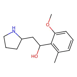 1-(2-Methoxy-6-methylphenyl)-2-(pyrrolidin-2-yl)ethan-1-ol structure