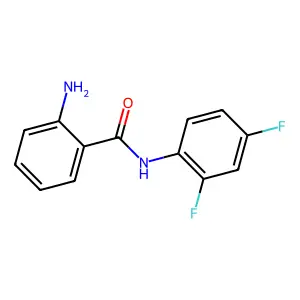2-amino-N-(2,4-difluorophenyl)benzamide structure