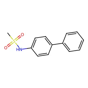N-(4-苯基苯基)甲磺酰胺 structure