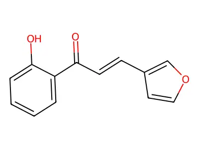 3-(Furan-3-yl)-1-(2-hydroxyphenyl)prop-2-en-1-one structure