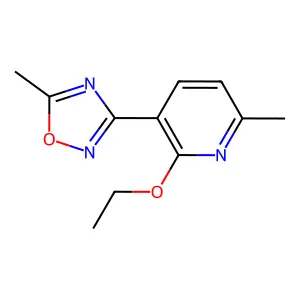 3-(2-Ethoxy-6-methylpyridin-3-yl)-5-methyl-1,2,4-oxadiazole structure
