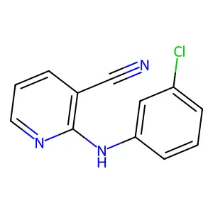 2-((3-Chlorophenyl)amino)nicotinonitrile structure
