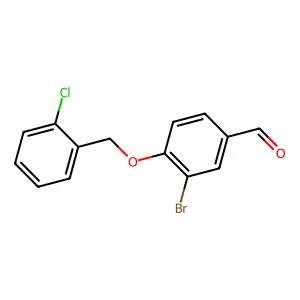 3-Bromo-4-[(2-chlorobenzyl)oxy]benzaldehyde structure