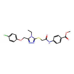 C21H21ClN4O4S structure