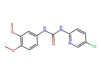 1-(5-Chloropyridin-2-yl)-3-(3,4-dimethoxyphenyl)urea structure