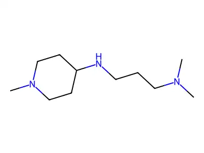 N,N-Dimethyl-N'-(1-methyl-piperidin-4-yl)-propane-1,3-diamine structure