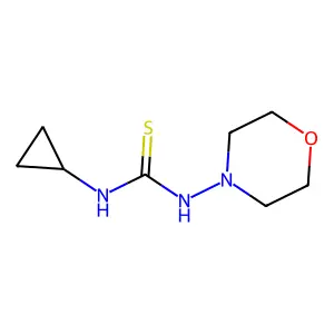 1-Cyclopropyl-3-morpholin-4-ylthiourea structure