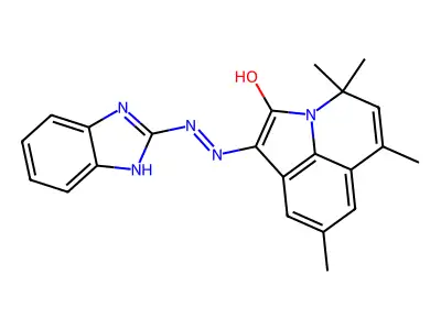 C22H21N5O structure