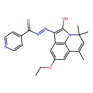 C22H22N4O3 structure