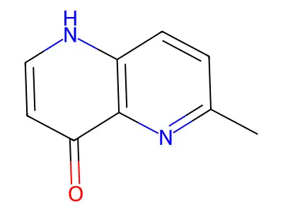 6-Methyl-1,5-naphthyridin-4-ol structure