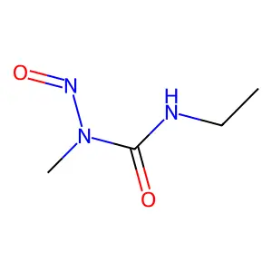 1-Nitroso-1-methyl-3-ethylurea structure