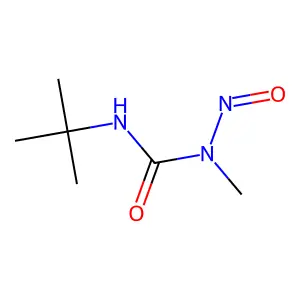 Urea, N'-(1,1-dimethylethyl)-N-methyl-N-nitroso- structure