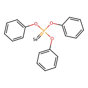 o,o,o-Triphenyl phosphoroselenoate structure