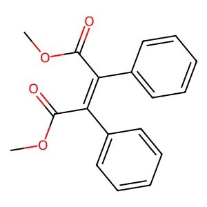 Dimethyl 2,3-diphenylbut-2-enedioate structure