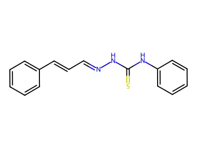 1-(Cinnamylideneamino)-3-phenylthiourea structure