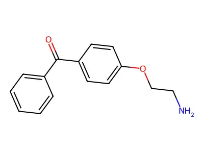 [4-(2-Aminoethoxy)phenyl]-phenylmethanone structure