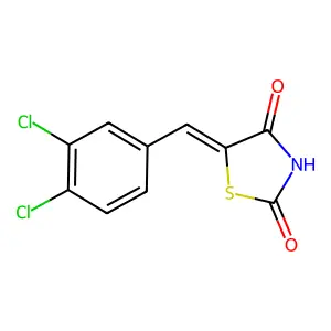 5-(3,4-Dichlorobenzylidene)thiazolidine-2,4-dione structure