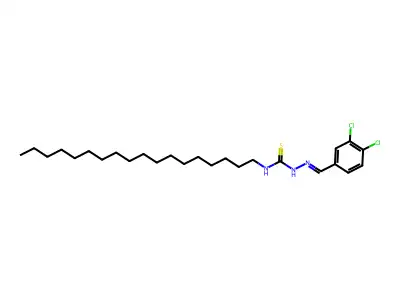 1-[(3,4-Dichlorophenyl)methylideneamino]-3-octadecylthiourea structure