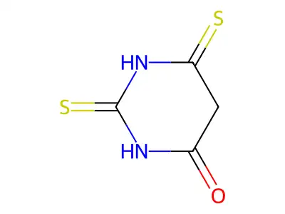 2,6-Bis(sulfanylidene)tetrahydropyrimidin-4(1H)-one structure