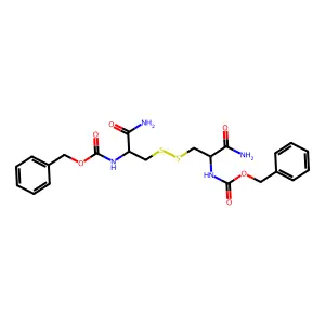 n,n'-bis[(benzyloxy)carbonyl]cystinamide structure