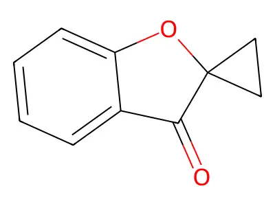 Spiro(benzofuran-2(3H),1'-cyclopropan)-3-one structure