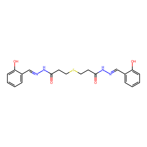 N'-[(E)-(6-oxocyclohexa-2,4-dien-1-ylidene)methyl]-3-[3-oxo- structure