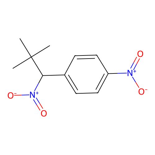 1-(2,2-Dimethyl-1-nitropropyl)-4-nitrobenzene structure