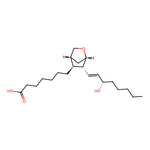 11,9-Epoxymethanoprostaglandin H1 structure