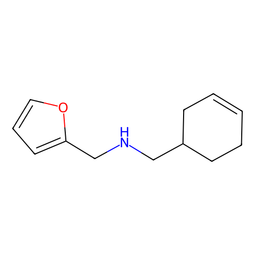 N-(3-Cyclohexen-1-ylmethyl)-2-furanmethanamine structure