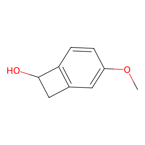 3-Methoxybicyclo[4.2.0]octa-1(6),2,4-trien-7-ol structure