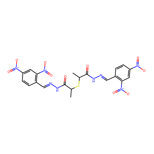 N-[(E)-(2,4-dinitrophenyl)methylideneamino]-2-[1-[(2Z)-2-[(2 structure