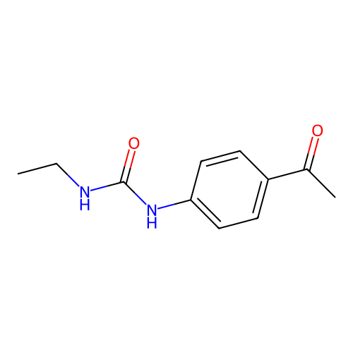 1-(4-Acetylphenyl)-3-ethylurea structure