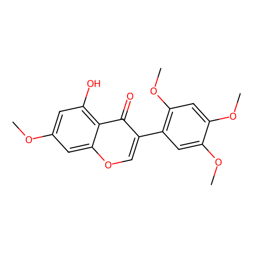 5-Hydroxy-7,2',4',5'-tetramethoxyisoflavone structure